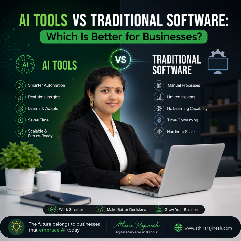 Compare AI Tools vs Traditional Software: Which Is Better for Businesses?
